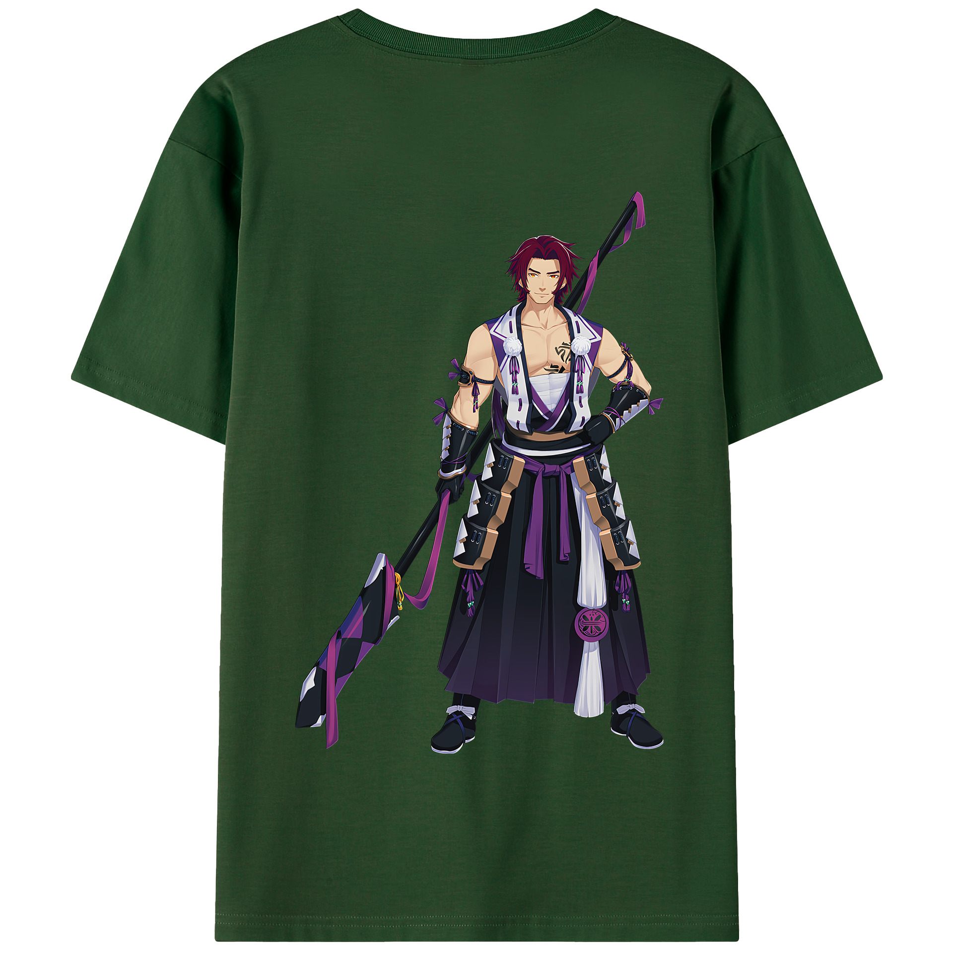 （画像用） 刀剣乱舞 Touken Ranbu 綿100％半袖Tシャツ（背面プリント）